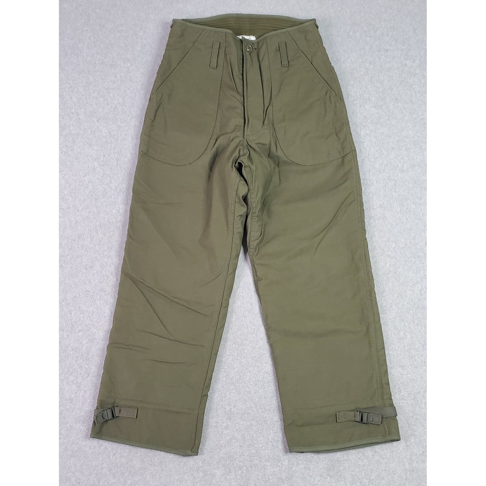 Military US Army Cold Weather Permeable Trousers Pants Men's Small 27-30 Type I